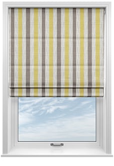 Abilene Stripe, Bighorn - Motorised Roman Blind